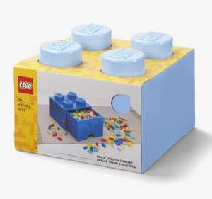 Boîte de Rangement Lego - Bleu, Noir ou Blanc