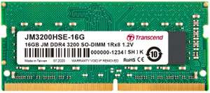 Barrette mémoire RAM DDR4 Transcend JM3200HSE - 16 Go (1x 16 Go), 3200 MHz
