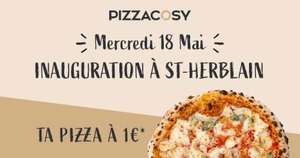 Pizza à 1€ pour l'ouverture - Pizza Cosy Saint Herblain (44)