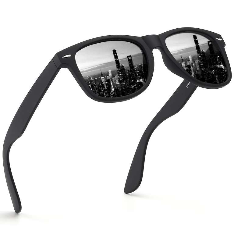 MIAROZ Lunettes De Soleil Polarisées En Bois – Ultra Légères, Verres TAC Anti-Reflets UV400, Style Naturel Pour Homme & Femme – Idéales Conduite, Plage, Randonnée