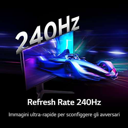 [Prime IT] Ecran PC 27" LG UltraGear 27GR95QR - OLED QHD 240Hz, HDR10, FreeSync Premium, 0.03ms