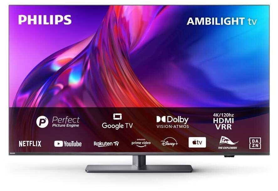 TV 75 Philips 75PUS8008 (2023) - 4K, LED, HDR10+, Ambilight 3 côtés, Dolby  MS12, VRR/ALLM, Smart TV –