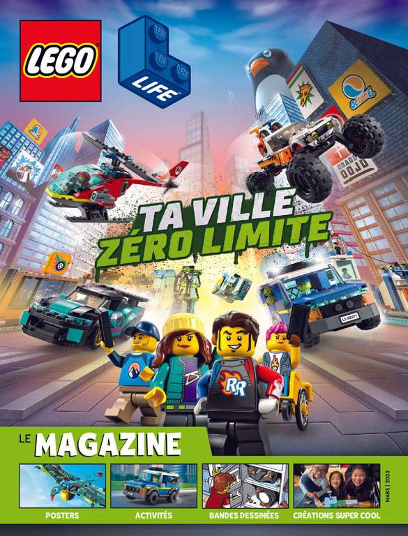 Abonnement gratuit au magazine papier LEGO Life sur inscription (lego.com)