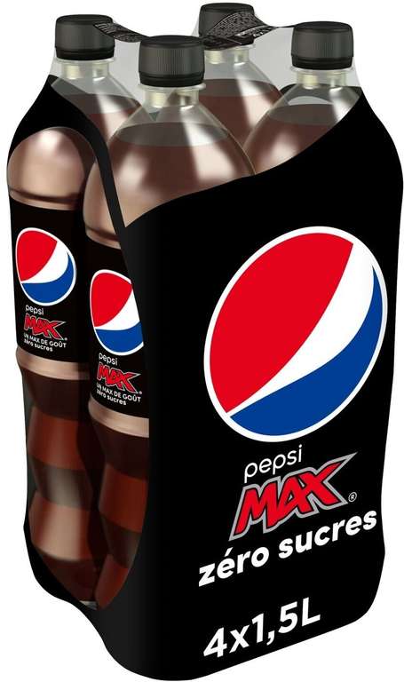 Pack de 4 Bouteilles de Pepsi Max, 4 x 1.5L - Nieppe (59)