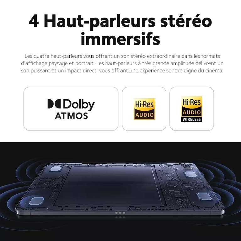 Tablette tactile 11" Xiaomi Pad 5 - WQHD+ 120 Hz, SnapDragon 860 - 6 Go/128 Go - Blanc ou Noir (Via Coupons)