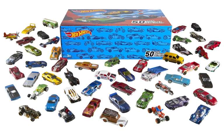Mattel Hot Wheels - Coffret 20 voitures - Comparer avec