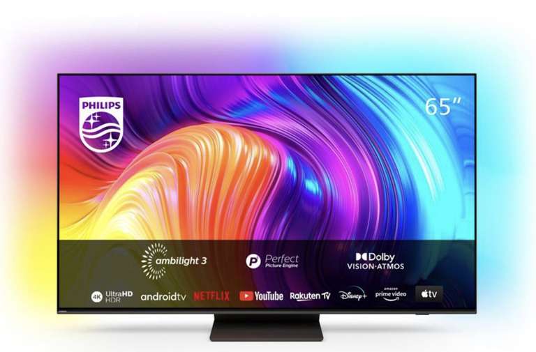TV 65" Philips The One 65PUS8897 - LED, 4K, 120 Hz, HDMI 2.1, HDR10+, Dolby Vision & Atmos, Ambilight, FreeSync, Android TV
