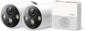 2 Caméras de Surveillance sur batterie Tapo - WiFi, exterieure sans Fil C420S2, QHD IP65 autonomie 180