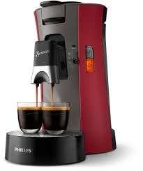 Machine à café à dosettes Philips Senseo Select CSA240/91 - Rouge