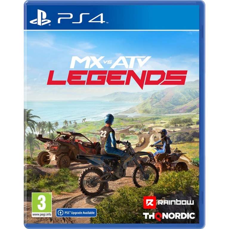 Jeu MX vs ATV Legends sur PS4 (Via 39.99€ sur la carte de fidélité)