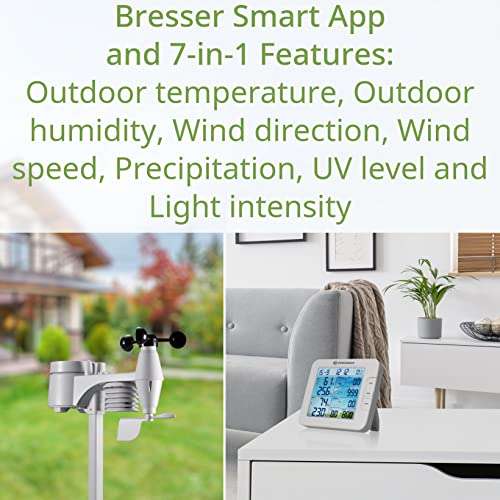 Station météo Berrer Smart ClimateConnect Tuya - écran couleur