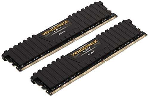 Kit Mémoire Corsair Vengeance LPX - 16Go (2x8Go), DDR4, 3200MHz, C16 XMP  2.0 pour AMD Ryzen –
