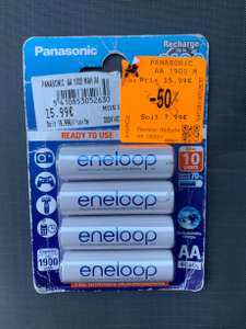 Lot de 4 piles rechargeables Panasonic Eneloop AA 1900 mAh - Toulon (83)