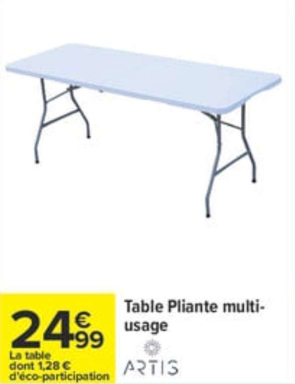 Carrefour Table Pliante