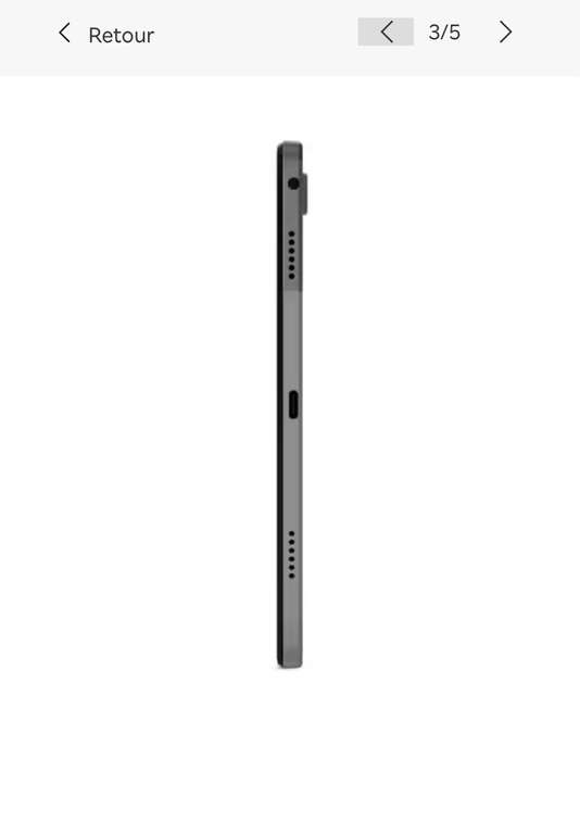 Tablette 10.6" Lenovo Tab M10 Plus 3rd Gen - 4 Go RAM, 128 Go (+10.25€ en Rakuten Points - 219.99€ sans code)