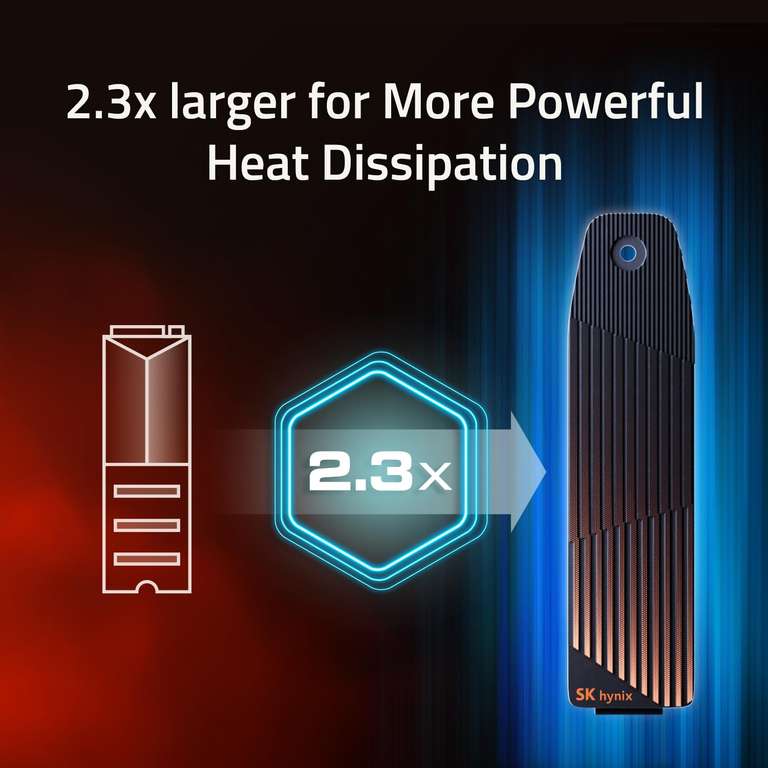 Dissipateur thermique SK hynix Haechi H01 SSD NVMe M.2 pour PS5 (Vendeur tiers)