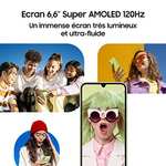Smartphone 6,6" Samsung A34 128Go + Chargeur rapide 25w