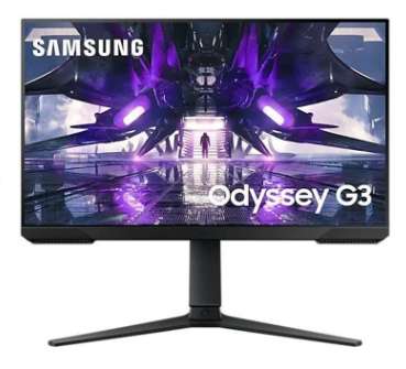 Écran 24" Samsung Odyssey G3 (LS24AG300NUXEN) - 144Hz, 1ms, FreeSync
