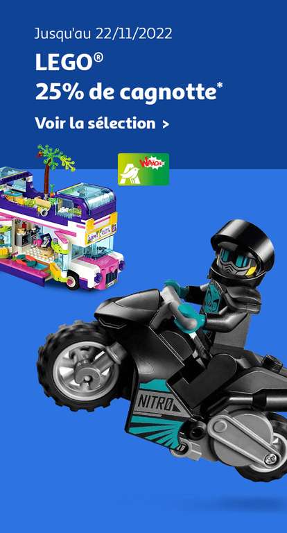 Sélection de jeux de construction Lego en promotion - Ex: Lego City Le Train de Voyageurs Express (Via 27.48 sur la carte de fidélité)