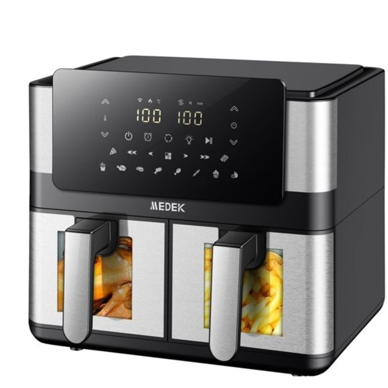 30% de remise fidélité sur une sélection - Ex: Friteuse sans huile MEDEK MD905A-SW - 2 Bacs, 8,2 L, 2000W, 8 Programmes (Via 21€ Cagnottés) — Carrefour