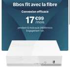 [Nouveaux Clients] Abonnement Fibre Bbox Fit - 400 Mbit/s + Appels illimités fixe (engagement 12 mois / puis 31,99€/mois)