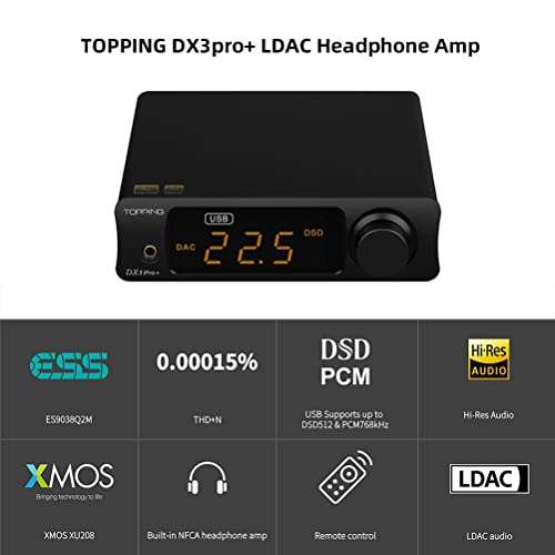 Amplificateur casque Topping DX3 Pro+