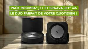 Pack Roomba J7+ Et Braava Jet M6