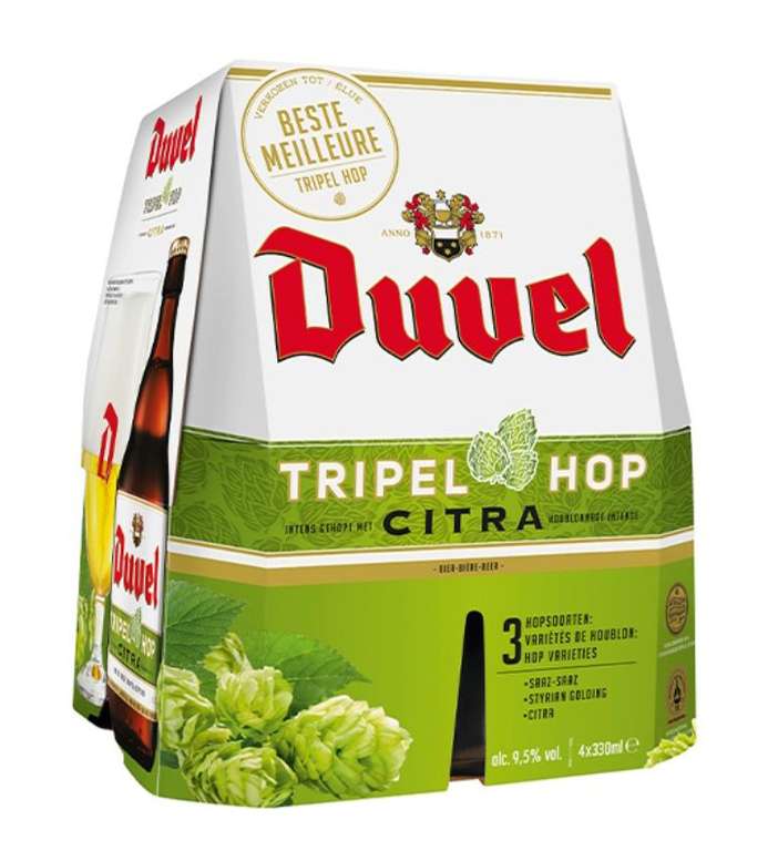 Pack de 4 bières Duvel Tripel Hop Citra - 4 x 33cl