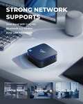 Mini PC NiPoGi AK1 Plus - Intel N95, RAM 8 Go, SSD 256 Go, WiFi 2.4/5G & BT 4.2, 2x HDMI 4K, 4x USB, 1x RJ45, W11 Pro (Vendeur tiers)