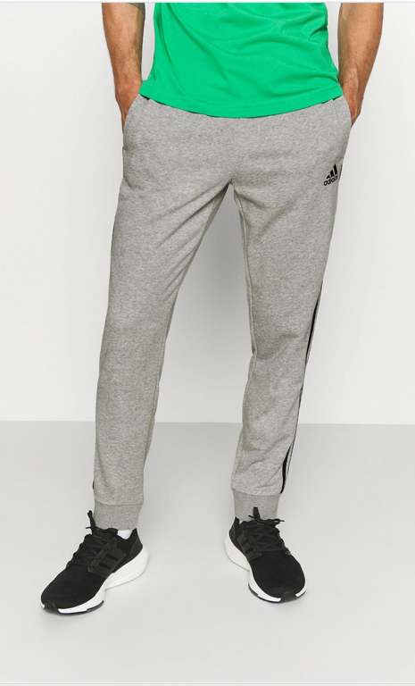 Pantalon de survêtement adidas Performance Essentials Cuff pour Homme - Gris, Tailles XS à M + XXL