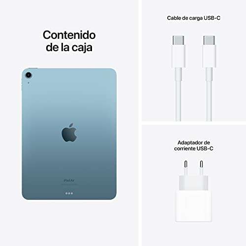 Tablete 10.9" Apple 2022 iPad Air - Wi‑FI, 256 Go, Bleu (5ᵉ génération)