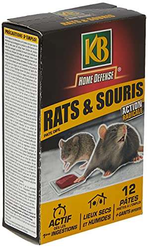 Pate Appat Rats & Souris KB Rsoupat - 120 g