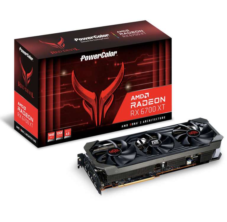 Carte graphique PowerColor Radeon RX 6700 XT Red Devil (12 Go) + Xbox Game Pass 1 mois