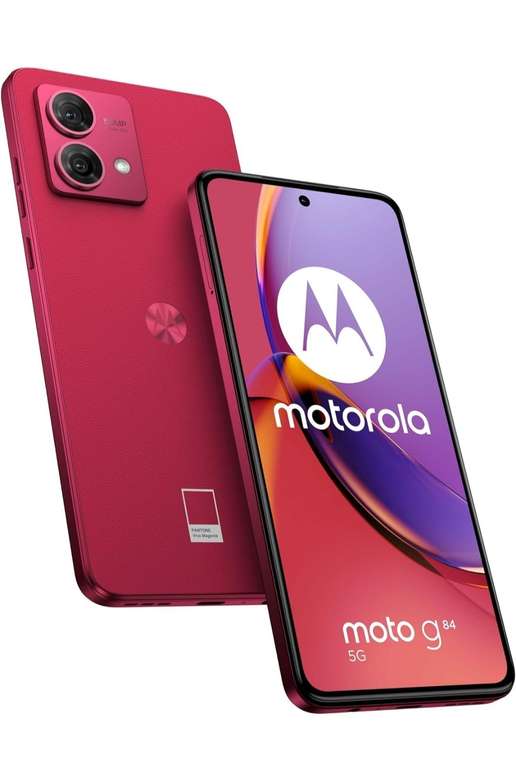 Smartphone 6,55" Motorola G84 5g 256Go viva magenta (Vendeur Amazon)