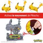 Jeu de Construction Mega Pokémon Action Pikachu - 30 cm, 1095 Pièces