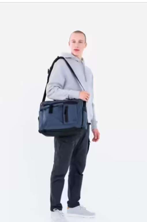 Besace sac à dos Newfeel backenger - 20L, textile navy