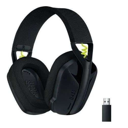 Casque-micro sans-fil Logitech G435 Lightspeed - Compatible Dolby Atmos, PC, PS4, PS5, Nintendo Switch + Anitivirus Norton 360 Deluxe