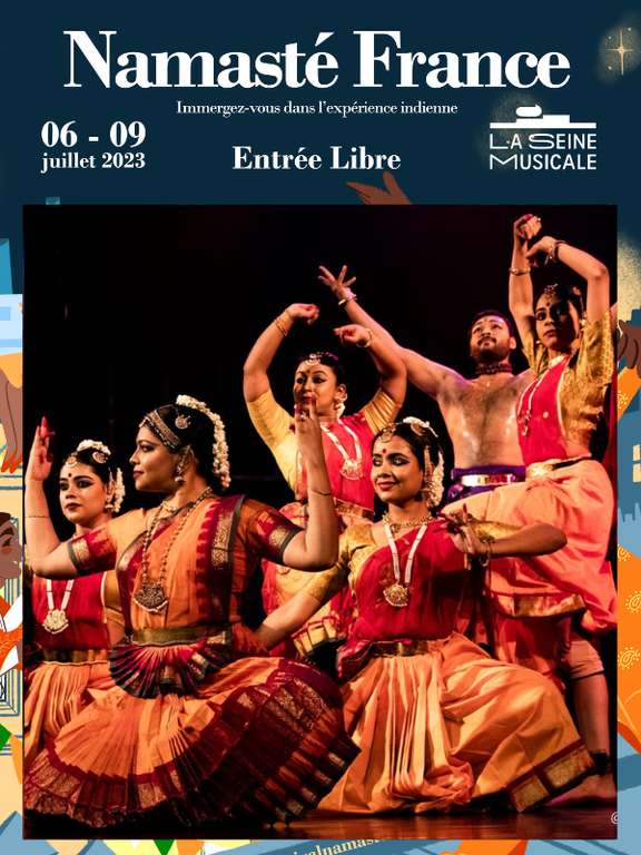 Spectacles de Danses & de Musiques indiennes, Initiations diverses & Séances de yoga gratuits - La Seine Musicale, Boulogne-Billancourt (92)
