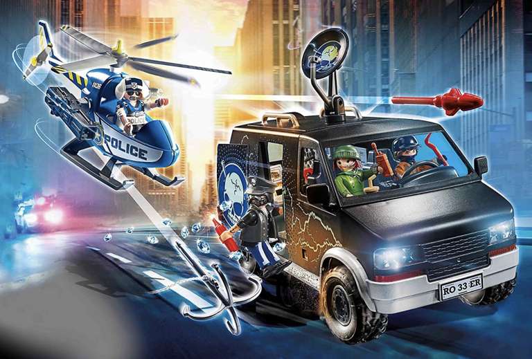 Jouet Playmobil City Action (70575 ) - Camion de bandits et policier (Via 23€ sur la carte de fidélité)