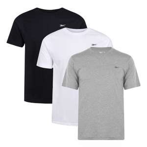 Sélection d'articles Reebok en promotion - Ex : Lot de 3 T-Shirts Homme - Noir, Blanc, Gris (S, M)