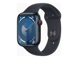 Montre connectée Apple Watch Séries 9 GPS + Cellular - 45mm, Boîtier Aluminium (+11.38 offerts en RP - Vendeur Boulanger)