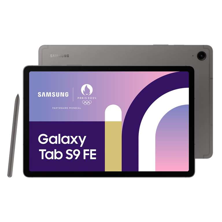 Tablette tactile Samsung Galaxy Tab S9 FE 10.9" Wifi 128 Go Anthracite (Reconditionné - parfait état)