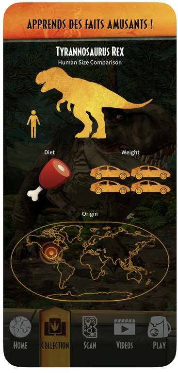 Sélection de dinosaures articulés interactifs (tablette/téléphone) Jurassic World en promotion - Ex: Tyrannosaure