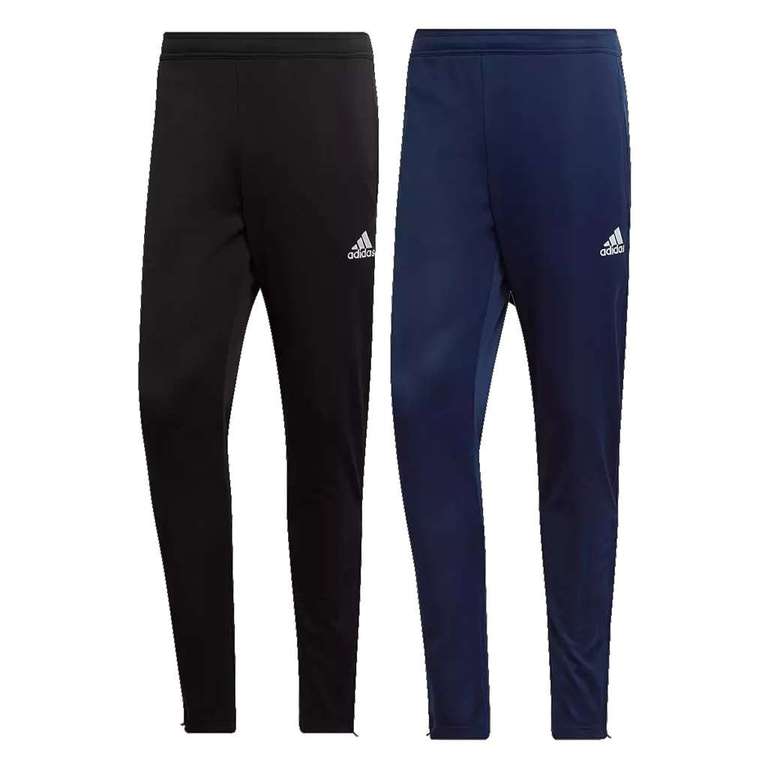 Lot de 2 pantalons d'entraînement Adidas Entrada 22 Homme - Noir ou bleu marine (du XS au 2XL)