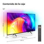 TV 58" Philips The One 58PUS8517 - LED, 4K UHD, 50 Hz, HDR, Dolby Vision, Ambilight 3 côté, Android TV