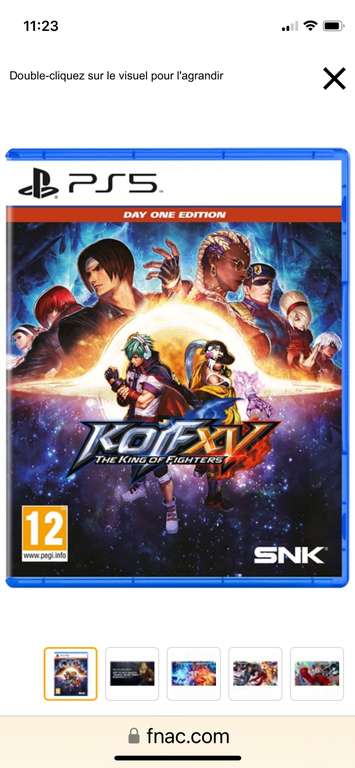The King of Fighters XV Day One Edition sur Ps5 (retrait en magasin)