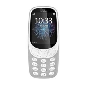 Téléphone Portable Nokia 3310 - GSM 900/1800 - Gris (Vendeur tiers)