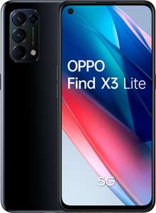 Smartphone 6.43" Oppo Find X3 Lite, FHD+ Amoled 90Hz, Snapdragon 765G, 8/128Go, Noir/Bleu (169€ via ODR 30€ nouveau forfait/clients actuels)