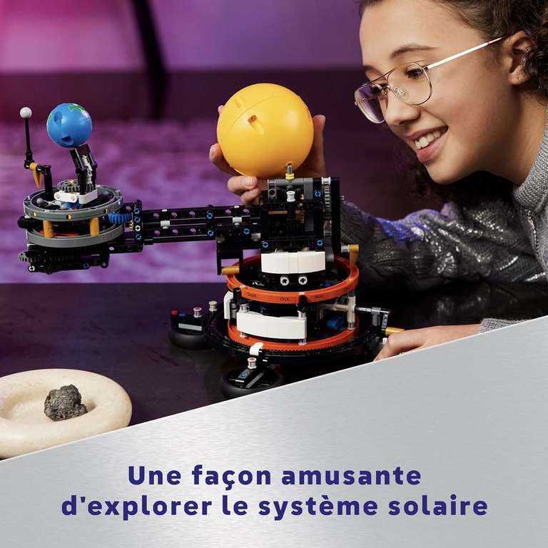 LEGO Technic La Planète Terre et la Lune en Orbite (Frontaliers Belgique)
