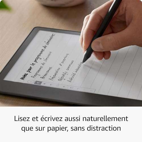 Carnet de notes numérique Kindle Scribe - 16 Go, Ecran Paperwhite 10,2", Stylet basique